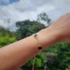 Pulsera Flower negra